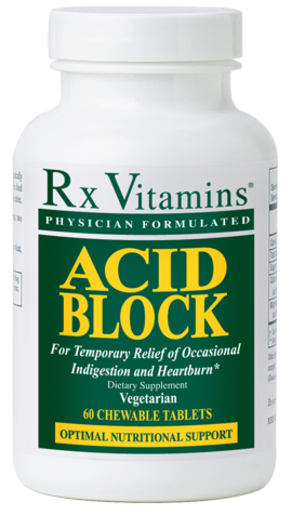 Acid Block 60 Chewable Tablets