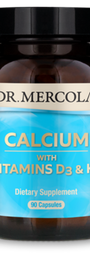 Calcium with Vitamins D3 & K2 90 Capsules