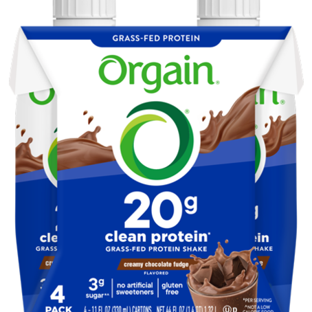 Clean Protein Grass Fed Protein Shake Creamy Chocolate Fudge 4 Pack