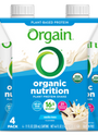 Vegan Organic Nutrition Shake Sweet Vanilla Bean 4 Pack