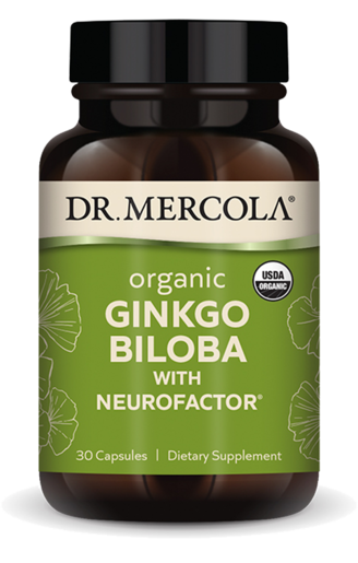 Organic Ginkgo Biloba 30 Capsules