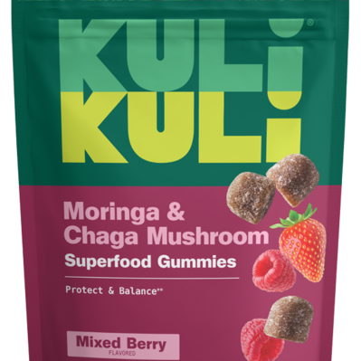 Moringa + Chaga Mixed Berry Gummies 60ct