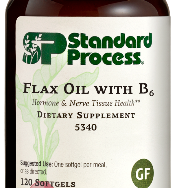Flax Oil with B6, formerly known as Linum B6, 120 Perles
