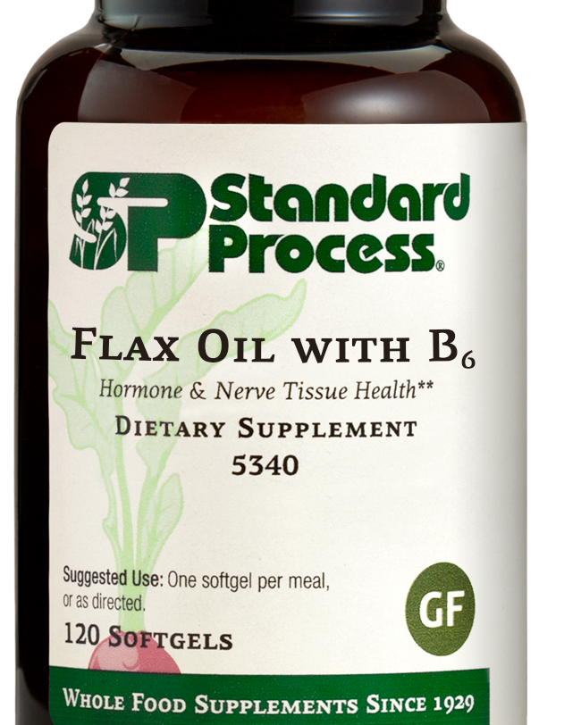 Flax Oil with B6, formerly known as Linum B6, 120 Perles