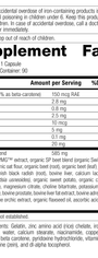Livaplex 5375-15 Supplement Label