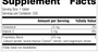 Thymex®, 330 Tablets, Rev 05 Supplement Facts