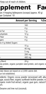 Veg-E Complete Pro™ Chocolate, 26 Ounces, Rev 07 Supplement Facts