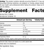 Nutrition label for Whole Food Folate