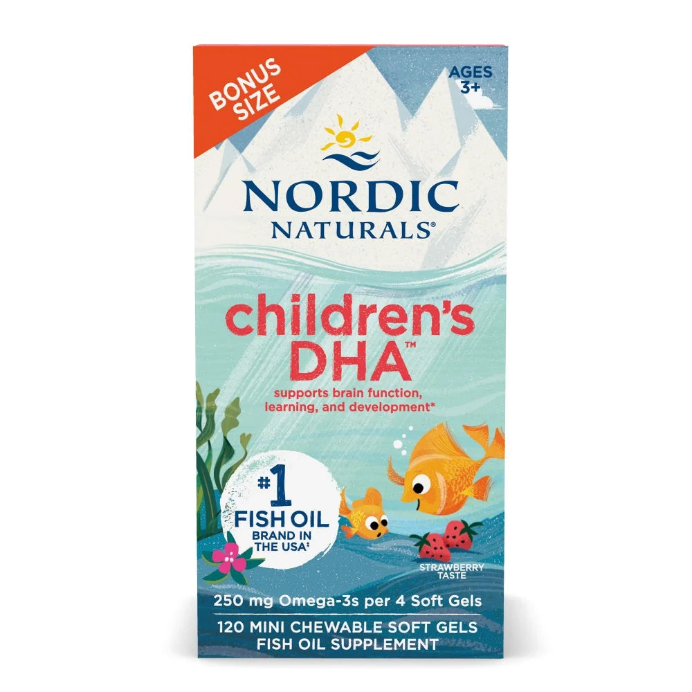 Nordic Naturals Children’s DHA– Kid-Friendly Omega-3 Brain, Mood & Vision Support