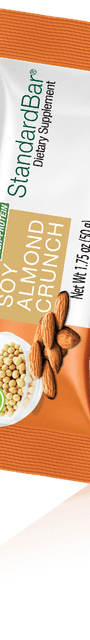 StandardBar®-Soy Almond Crunch, 18 1.75 oz. (50 g) Bars