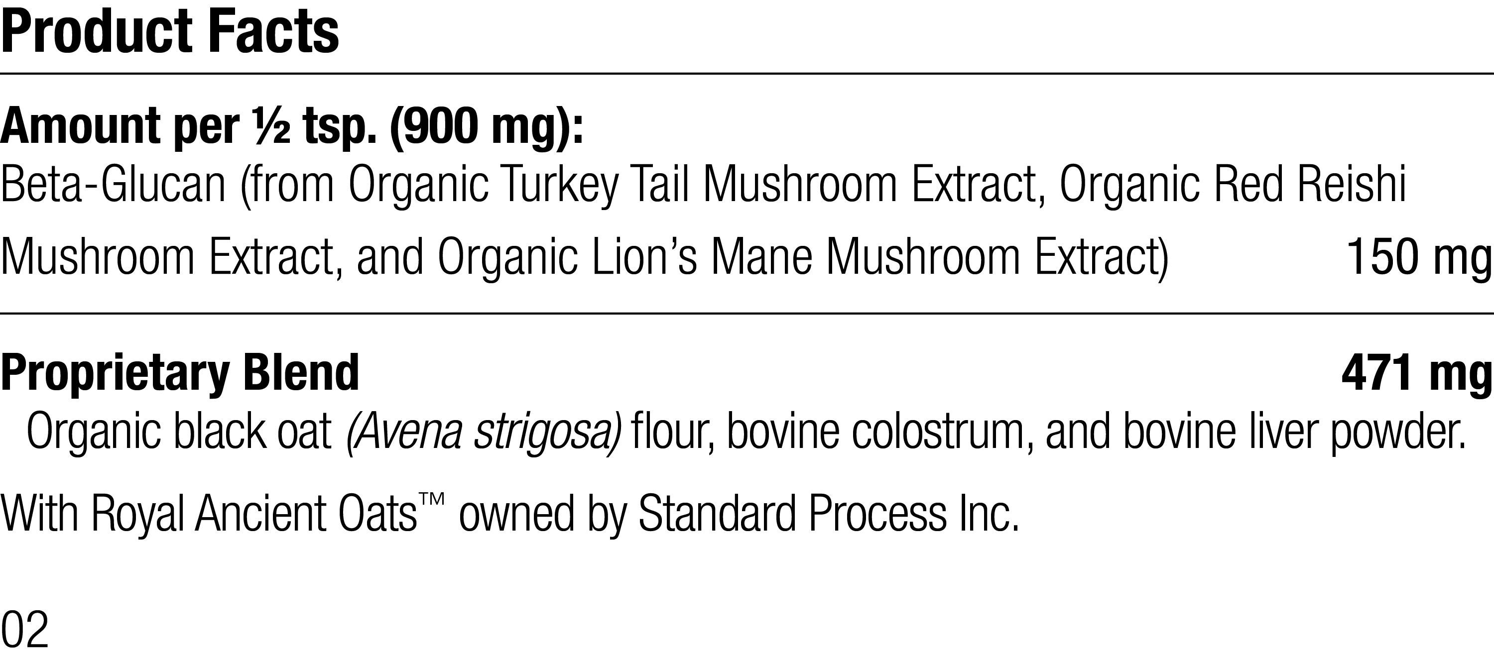 Mushroom Complex label