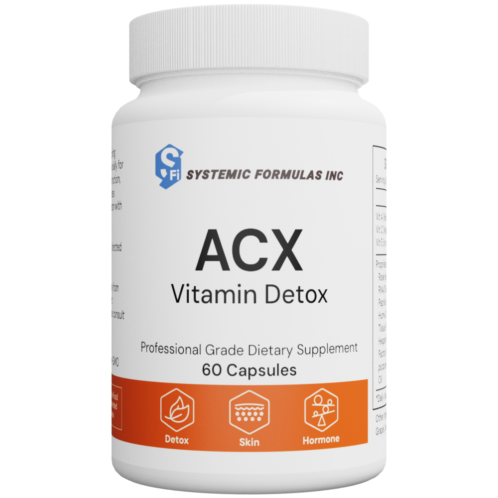 Systemic Formulas ACX – Advanced Cellular Recovery & Immune Support, 60ct