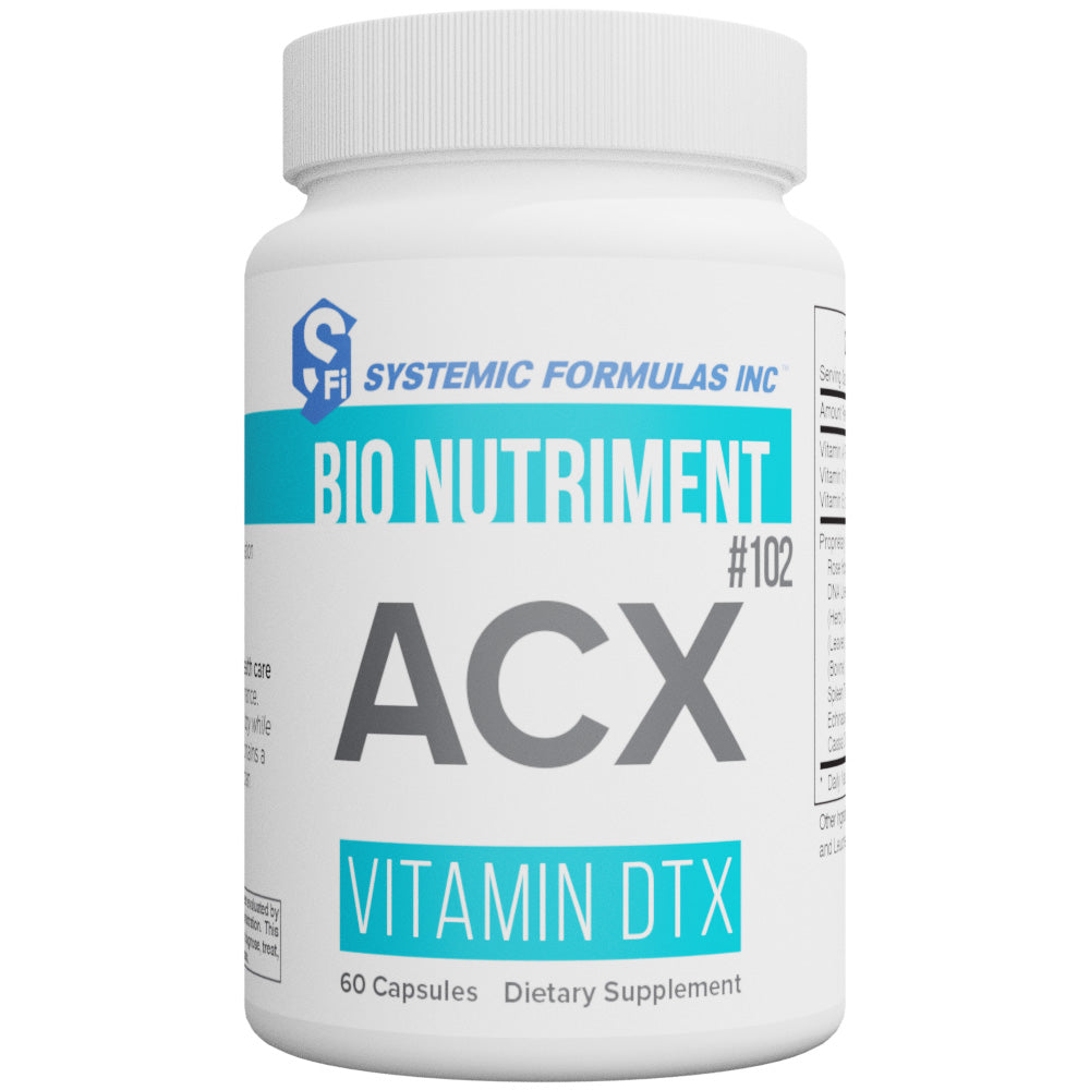Systemic Formulas ACX – Advanced Cellular Recovery & Immune Support, 60ct