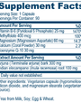 Arjuna Heart 90 Capsules Supplement Facts