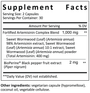 ArteMax® 60 Capsules Supplement Facts