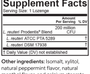 BioGaia Prodentis 30 Lozenges Supplement Facts