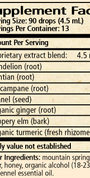 Bittersweet Elixir 2 fl oz Supplement Facts