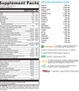 BrainSustain™ Creamy Chocolate 10 Servings Supplement Facts