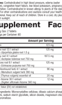 Broncafect, 60 Tablets, Rev 02 Supplement Facts
