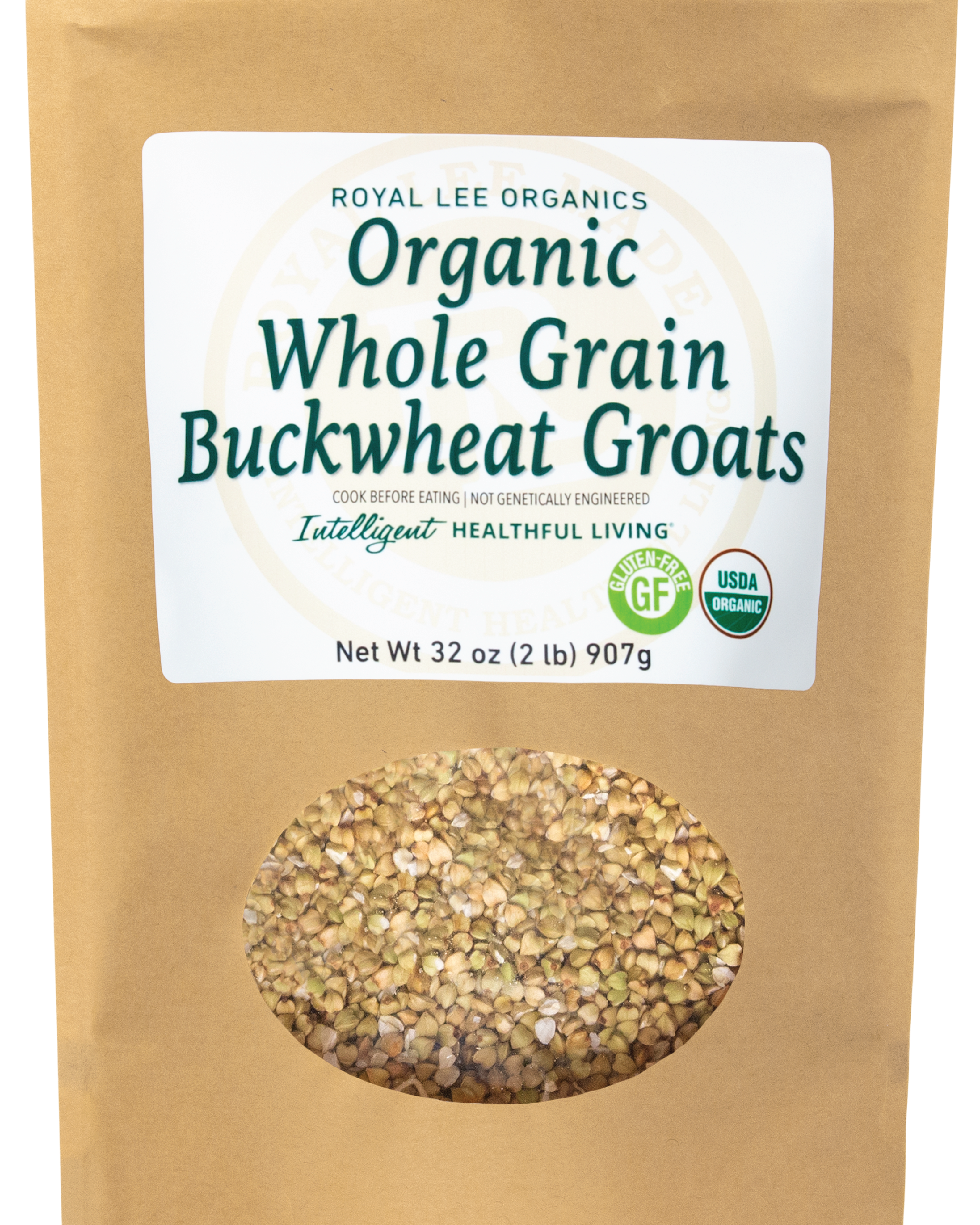 Buckwheat Groats, 2lb kraft bag (Gluten Free)