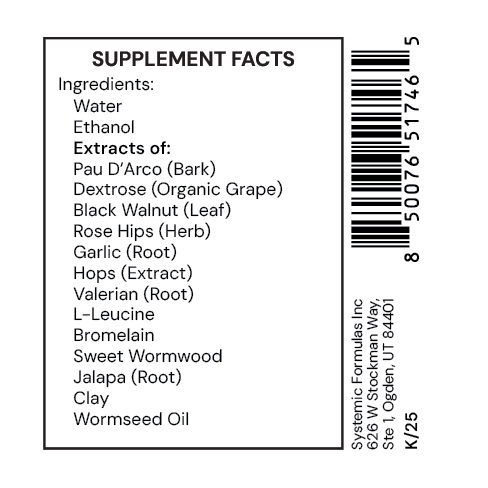 Systemic Formulas CXVRM1  - Viral Immune Support & Cellular Defense Supplement
