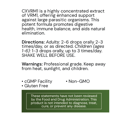 Systemic Formulas CXVRM1  - Viral Immune Support & Cellular Defense Supplement