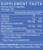 Calcium / Magnesium Butyrate 250 Capsules Supplement Facts