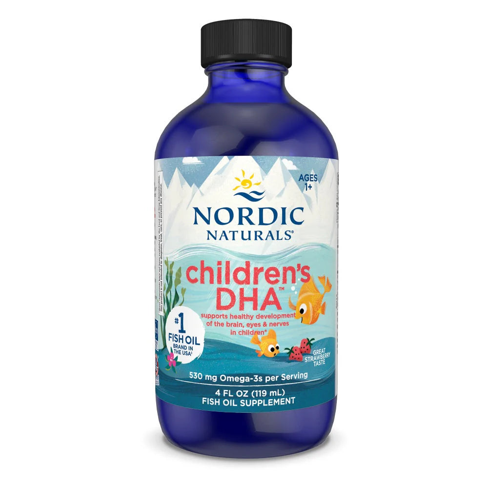 Nordic Naturals Children’s DHA Liquid – Omega-3 Fish Oil for Kids Brain Development