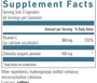 Chlorella Plus C 120 Capsules Supplement Facts