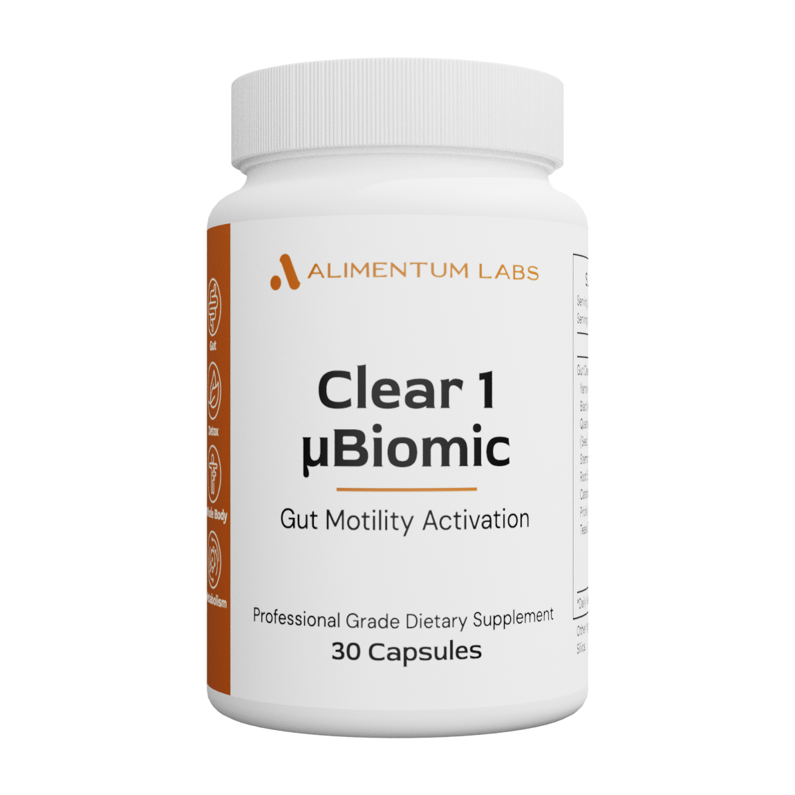 Alimentum Labs Clear 1 ubiomic – Gut Microbiome & Digestive Health Support