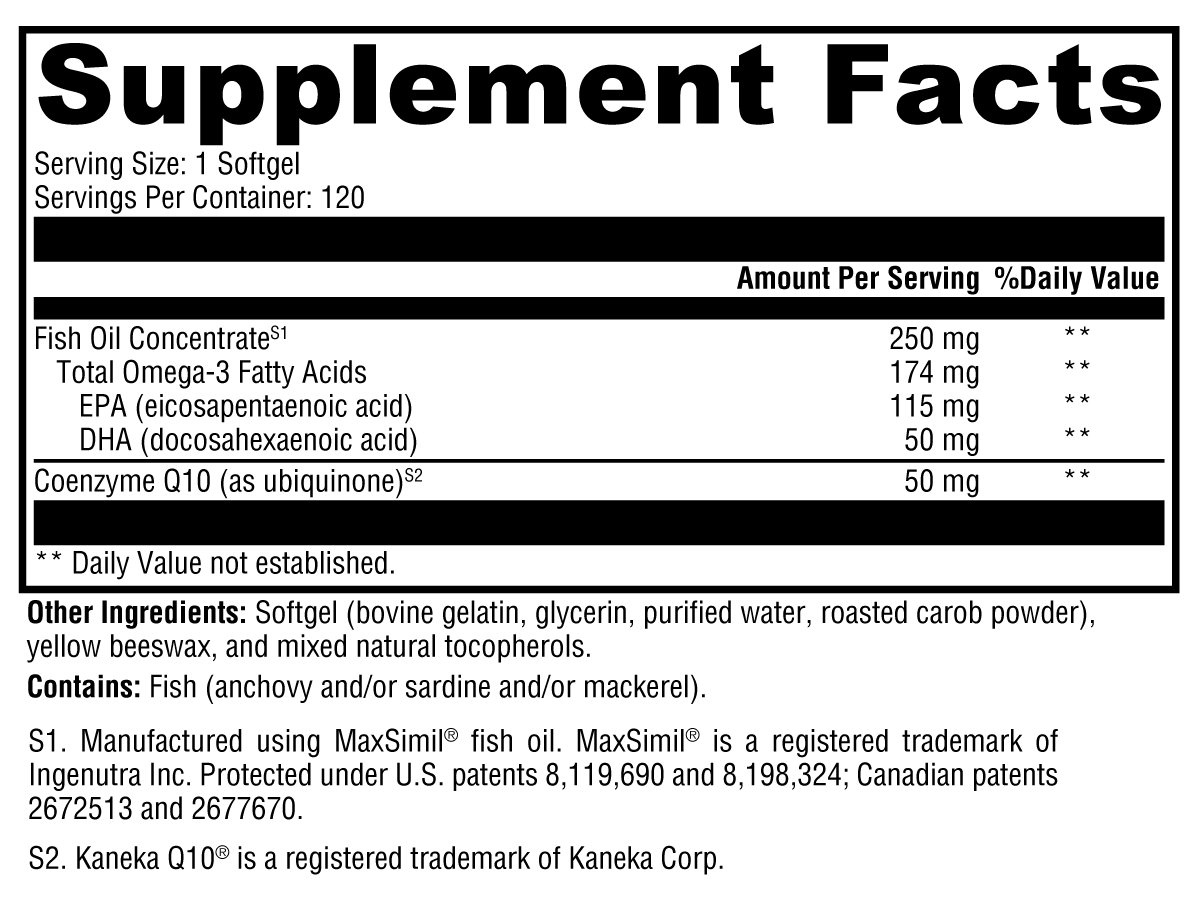 CoQmax™ Omega 50 mg Softgels