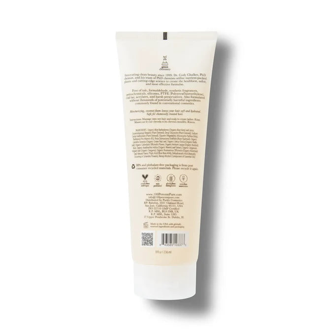 100% Pure Honey & Coconut Restorative Shampoo for Dry Hair – 8fl oz