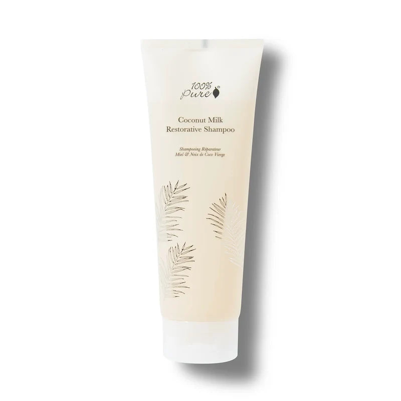 100% Pure Honey & Coconut Restorative Shampoo for Dry Hair – 8fl oz