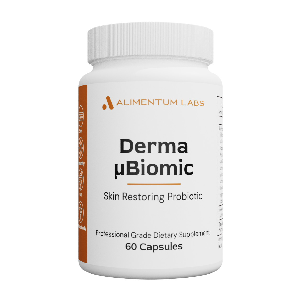 Alimentum Labs Derma µBiomic – Skin Health Probiotic via Gut-Skin Axis