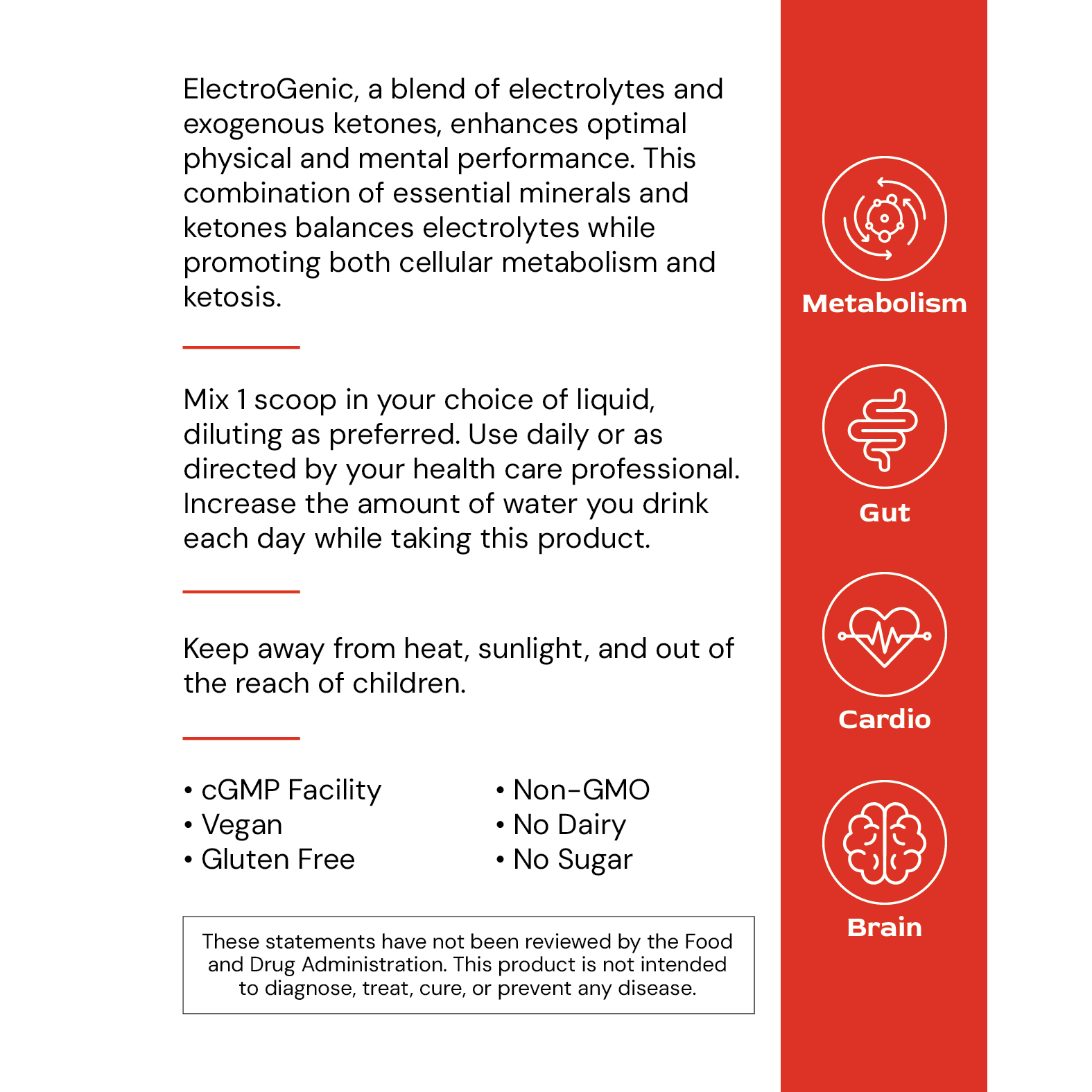 Alimentum Labs ElectroGenic, 30 servings