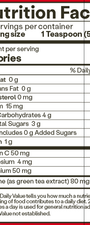 SuperBeets Energy Plus Natural Berry 30 Servings Supplement Facts