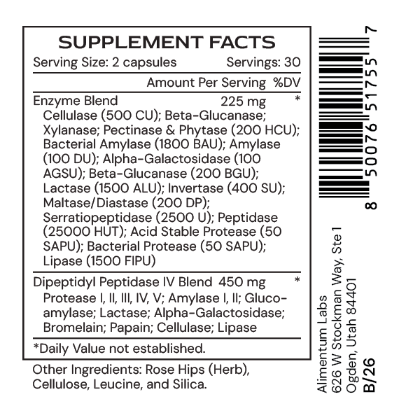 Alimentum Labs EnzyGenic , 60 ct