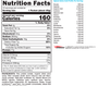 FIT Lean Food Creamy Chocolate 10 Servings Supplement Facts