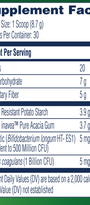 Fiber+ 30 Servings Supplement Facts