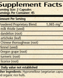 Great Gut 90 Capsules Supplement Facts