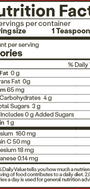 SuperBeets Black Cherry 30 Servings Supplement Facts