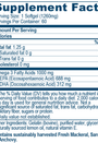 High Omega-3 Fish Oil 60 Softgels Supplement Facts
