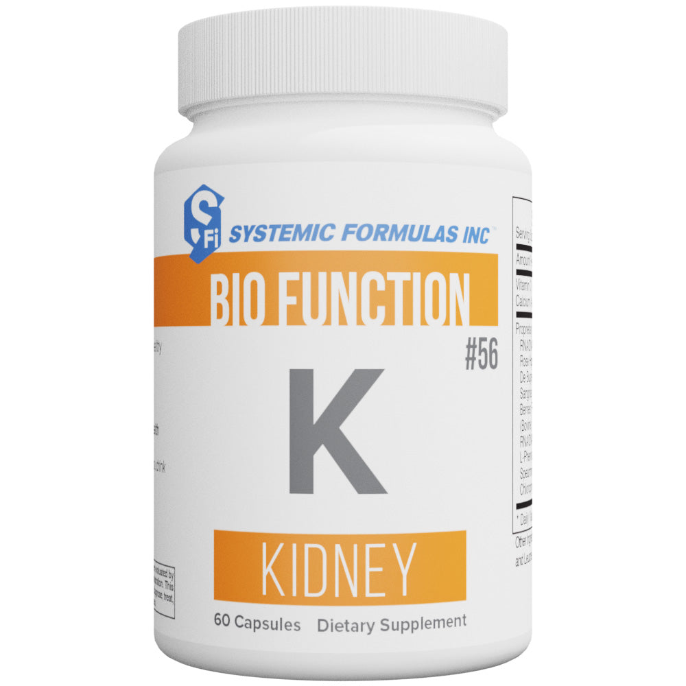 Systemic Formulas K-Kidney – Kidney Tissue & Bladder Support | 60 Capsules