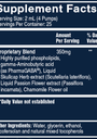 Lipocalm 1.7 fl oz Supplement Facts