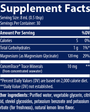 Liquid Magnesium Glycinate 8 fl oz Supplement Facts
