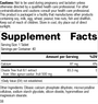 Chaste Tree, 40 Tablets, Rev 08 Supplement Facts Image
