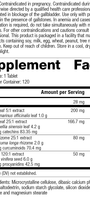 Vitanox®, 120 Tablets, Rev 06 Supplement Facts