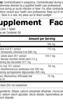 Bacopa Complex, Rev 03 Supplement Facts