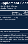 Nanoemulsified Milk Thistle 1.7 oz Supplement Facts