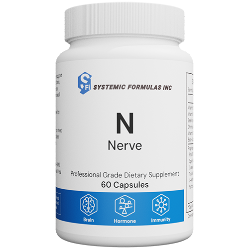 Systemic Formulas N-Nerve – Nerve, Brain & Neurological Support Supplement
